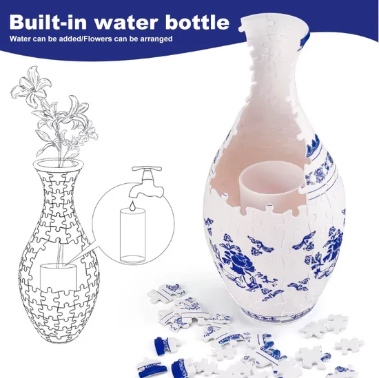 3D- Puzzle Vase
